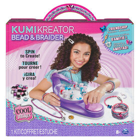 Cool Maker, KumiKreator Bead & Braider, Coffret de fabrication de colliers et de bracelets d'amitié