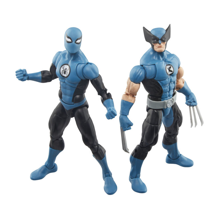 Marvel Legends Series, figurines Wolverine et Spider-Man Fantastic Four