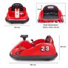 Voltz Toys Bumper Car Rectangular 360 Rotation with Remote, Red