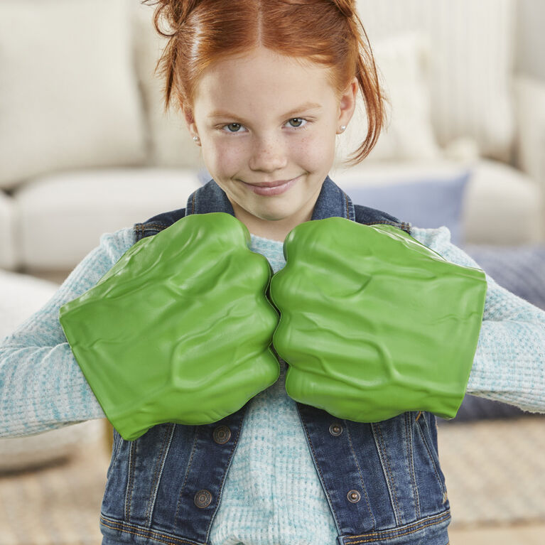 Marvel Avengers, jouet de déguisement Gants fracassants de Hulk